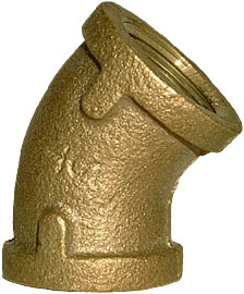 3/8 Brass 45 - Click Image to Close