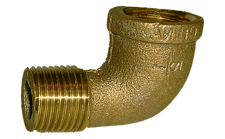 1" Brass Street Ell