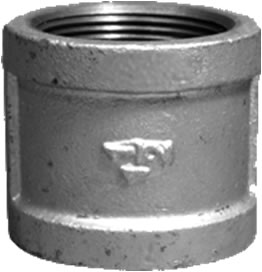 1 Inch Black Mall Coupling
