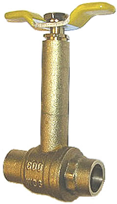 1/2 CXC Long Stem Ball Valve