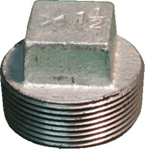 1-1/2" Galv Sq Head Plug