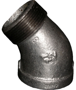 1-1/2" Galv Street 45