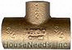 1"X1/2" Bronze Mono-Flow Tee