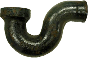 1-1/2 No Hub Tapped P-Trap