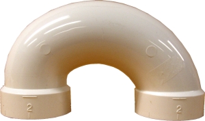 1-1/2" PVC Return Bend L/Co