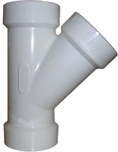 1-1/2" PVC Wye