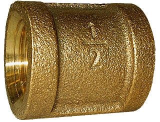 3/4" TP Bronze Coupling Female